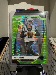 2024 Panini Prizm #37 Bryce Young Neon Green Pulsar - Picture 1 of 2