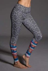 Onzie Yoga Seamless Multicolor Graphic Workout Legging High Rise M/L - Bild 1 von 8