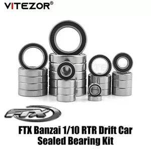For FTX Banzai 1/10 RTR Drift Car Sealed Bearing Kit - Picture 1 of 4