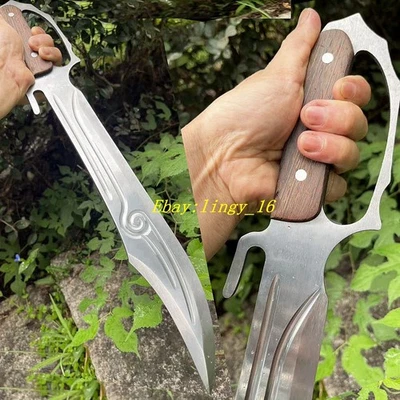 Wing Chun Bart Cham Dao 八斬刀 Twin Knife Sharp Kung Fu Martial Arts Double Sword - Image 1 of 4