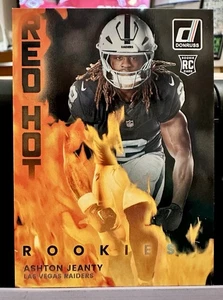 2025 Donruss Football Red Hot Rookies Ashton Jeanty #RHR-ASJ RC. LV Raiders - Picture 1 of 1