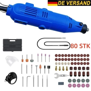 80Stk Multifunktionswerkzeug 220 V-240V Drehwerkzeug für Dremel Schleifgerät DE - Bild 1 von 22
