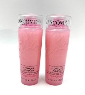 2 Bottles: Lancome Tonique Confort Toner Re-Hydrating, 4.2 oz *2= 8.4 oz~ Sealed - Image 1 of 4
