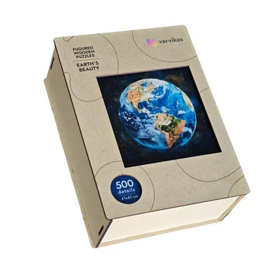 Rompecabezas de madera Belleza de la Tierra (500psc) Premium corte láser rompecabezas regalo adultos Foto 1 de 4