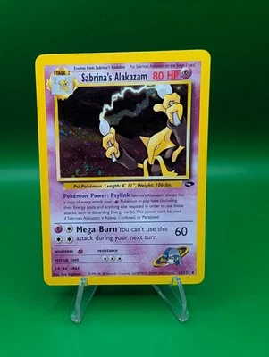 Sabrina's Alakazam 16/132 Gym Challenge Holo Rare Pokemon TCG - Image 1 of 2