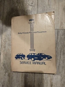GENUINE FORD 1992 Mercury Capri Shop Manual Service Repair Book FACTORY - Picture 1 of 1
