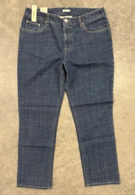 NWT JONES NEW YORK JEANS Stretch Vintage Wash Straight Leg Today Jean Womens 12 - Image 1 of 4