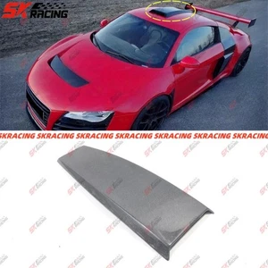 1PCS Carbon Fiber/Glossy Black Car Roof Air Vent Outlet Trim For Audi R8 2008-12 - Picture 1 of 25