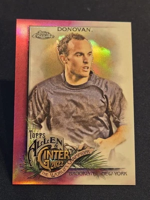 2022 ALLEN & GINTER CHROME LANDON DONOVAN MAGENTA REFRACTOR  /199 - Image 1 of 2