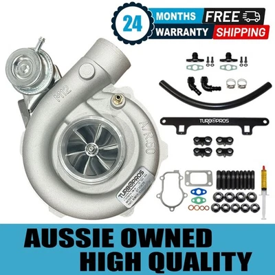 Billet Turbo+Oil Return Line&Bracket Kit For Ford Falcon BF XR6 Barra 4.0L - Image 1 of 4
