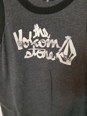 VOLCOM STONE Graphic Stretch Activewear Tank Top Gray Size XL - Image 1 of 4