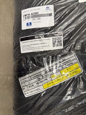 CWF14-AC001 - 2022-2024 HYUNDAI TUCSON ALFOMBRILLA ALFOMBRILLA ALFOMBRILLA ORIGINAL OEM; delantera y trasera Foto 1 de 3