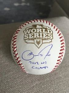 Barry Zito autographed 2012 World Series baseball - Picture 1 of 2