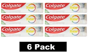 6 x Colgate Total 12 Advanced Clean Antibacterial Toothpaste, 200g, Brand New - Picture 1 of 10