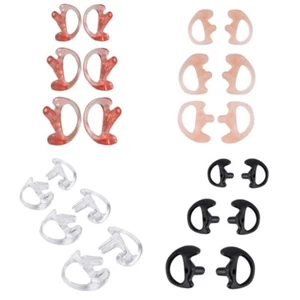 Ear Molds Soft 2Way Radio Earmold Replace Earpiece Insert for Acoustic Coil Tube - Photo 1/11