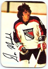 1977-78 O-Pee-Chee Glossy Inserts Don Murdoch Rounded Corners New York Rangers