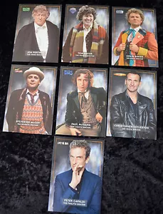 Doctor Who Art Card x 7 Doctors - RARE Collection - Large Format - DWM - UNUSED - Picture 1 of 10