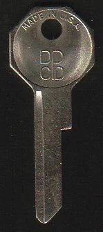 LLAVE DPCD EN BLANCO DESOTO PLYMOUTH CHRYSLER DODGE IGN Y131 1949-1955 Foto 1 de 1