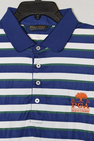 Ralph Lauren 2021 PGA Championship Stretch Polo Shirt Kiawah Ocean Course 2XL Cover