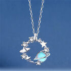 Exquisite Flower Heart Pendant Necklace For Women Crystal Zircon Clavicle Chain