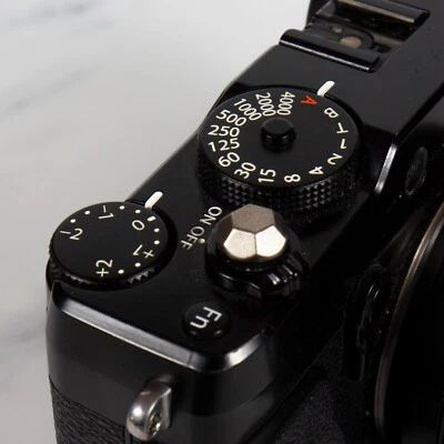 Polygon Shutter Button Soft Release Metal Concave  Fuji XT2 X20 X100 LEICA - Image 1 of 4