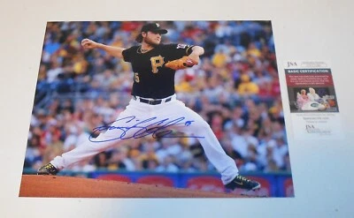 Gerritt Cole Pittsburgh Pirates Signed 11x14 Photo JSA CERT - Image 1 of 2