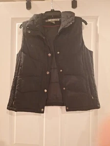 Ladies Kenneth Cole Reaction Black Zip Front Vest. Sz M - Picture 1 of 10