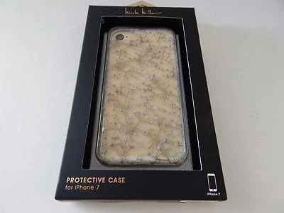 Nicole Miller 透明保护壳 适用于 iPhone SE iPhone 8/7 白色/金色/透明 全新 — 第 1/4 张图片