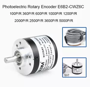 Photoelectric Rotary Encoder E6B2-CWZ6C 100P/R 360P/R 600P/R 1000P/R ~5000P/R - Picture 1 of 6