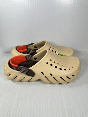 Crocs Echo Clog Sesame Tan Adult Mens Size 10 207937-0HX BRAND NEW - Image 1 of 4
