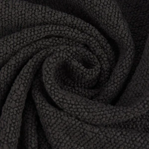 Dekostoff Boucle Deluxe uni meliert grau 1,40m breit - Bild 1 von 5