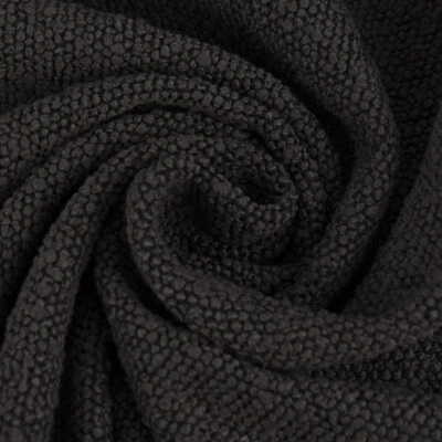 Dekostoff Boucle Deluxe uni meliert grau 1,40m breit - Bild 1 von 4