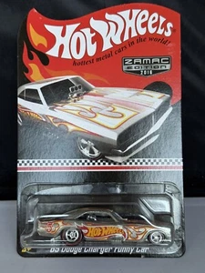 Coche divertido Dodge Charger Hot Wheels 69 Zamac pilotos reales - Imagen 1 de 8