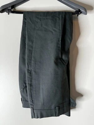 VINTAGE 80s U.S. Army Green AG-344 Poly Wool Trousers Uniform Dress Pants, 30 L - Image 1 of 4