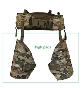 Thigh Protection pads with inserts IIIA, MultiCam, size L hip set - Picture 1 of 9