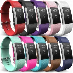 For Fitbit Charge 2 Strap Replacement Wristband Metal Buckle Small Large - Picture 1 of 9