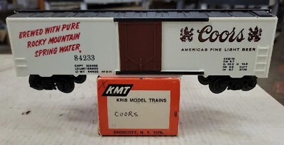 KMT, KRIS MODEL TRAINS, #84233, Coors Beer reefer car. (11D) - Image 1 of 4