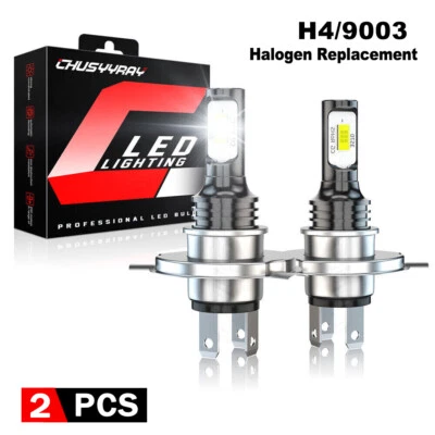 2x White LED Headlight Bulb For Polaris Trail Boss 325 2000-2001 250 1988-1999 - Image 1 of 4