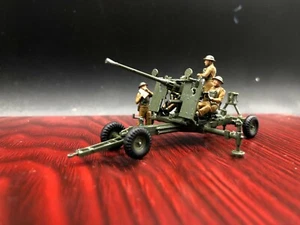 NEW 1/72 British Bofors 40-mm MK-2 AA-Gun With Crew Assembled Painted Model - Picture 1 of 5