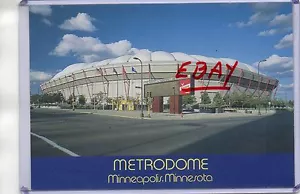 THE DOME,H.H. HUMPHREY METRODOME ARENA,STADIUM-MINNEAPOLIS,MN~VIKINGS & TWINS - Picture 1 of 2