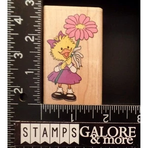 Gummistampede Stempel Suzy's Zoo A1289E HOLDING A DAISY FLOWER #3157 - Bild 1 von 2