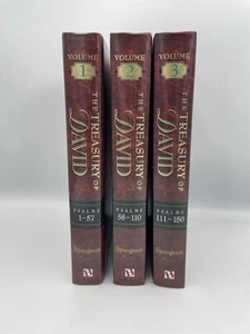 The Treasury of David by Charles Spurgeon 3 Volume Set Hardcover Hendrickson - Imagen 1 de 7
