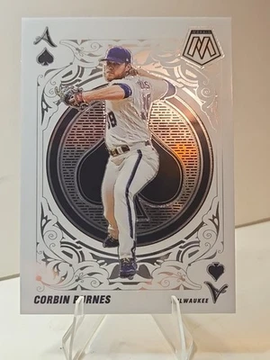2022 Panini Mosaic - Aces #A-11 Corbin Burnes - Image 1 of 2