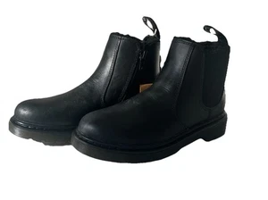 Bota Dr. Martens 2976 LEONORE MONO J para mujer, talla 3 - negra lisa - Imagen 1 de 7