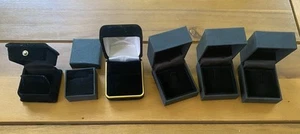Lot Of 6 Jewelry Presentation Boxes ring boxes - Picture 1 of 5