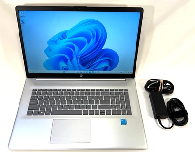 HP 17-cn0001tg 17.3" HD+ Touchscreen Pentium Silver N6000 4GB 128GB Win11 Laptop - Image 1 of 4