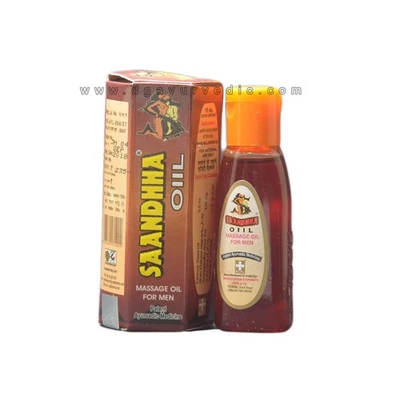 REPL 原装阿育吠陀 Sandha Saandhha Sanda 油 15 毫升男士按摩油 — 第 1/4 张图片