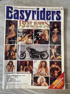 Vintage Easyriders Magazine June 1994 David Mann Artwork Centerfold (Water Dmg) - Image 1 of 2