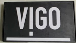 Grifo de lavabo de baño de una manija VIGO VG01015MB en negro mate - Imagen 1 de 8