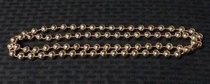 Mardi Gras Beads Gold Disco 22" Parade Long Necklace Party Bourbon Street - Picture 1 of 2